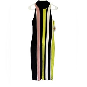 Bar III midi dress, multicolor. Body fitted dress